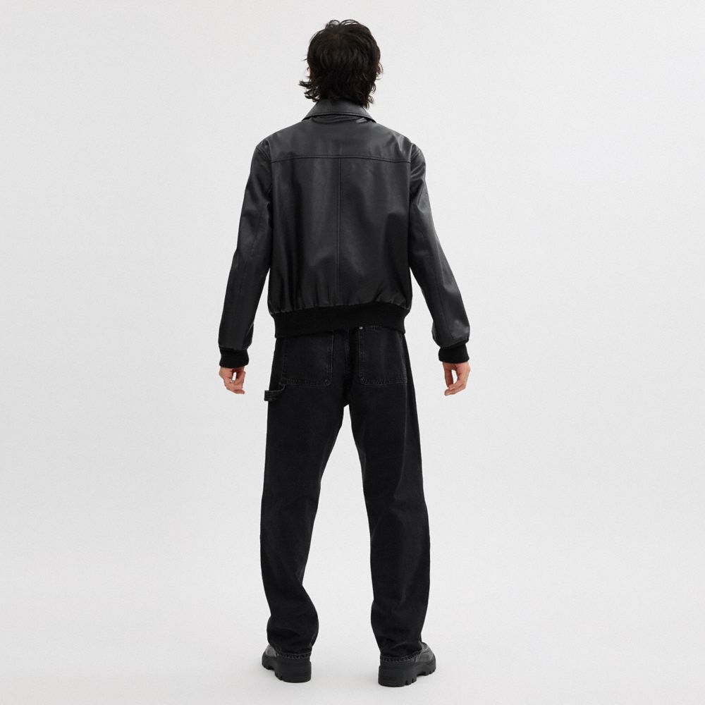 Leather Flight Jacket