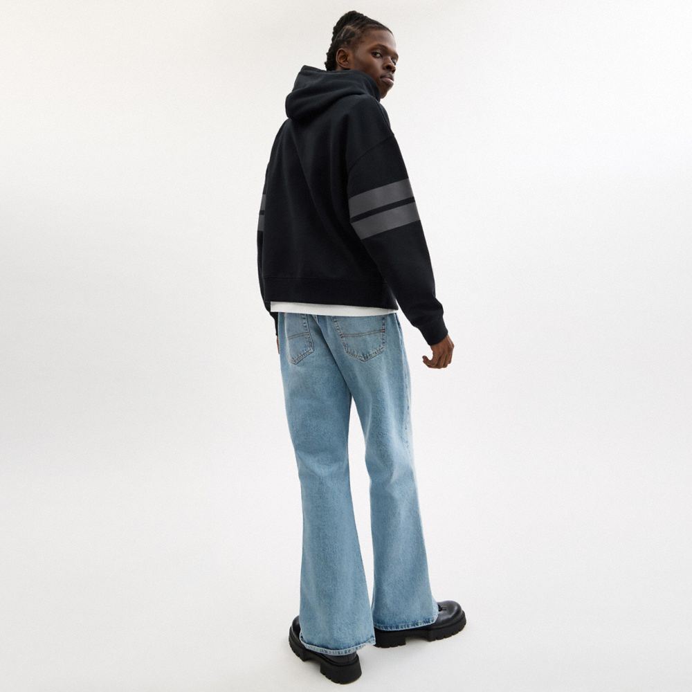 New Year Hoodie With Snake Graphic