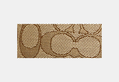 Signature Jacquard Flat Brim Hat