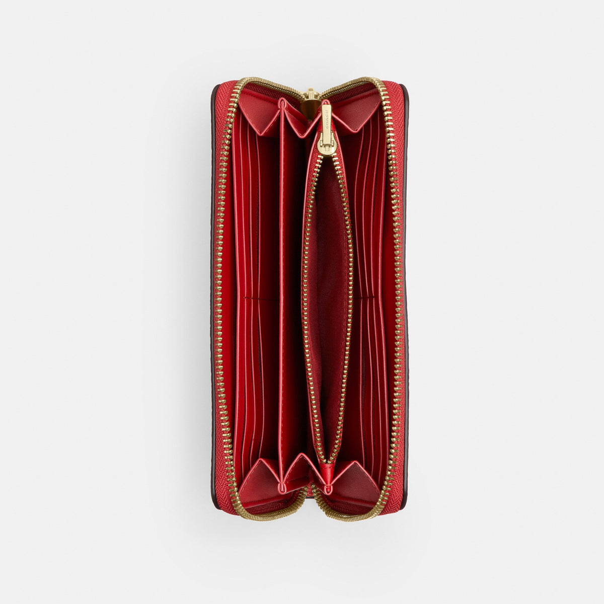 Long Zip Around Wallet In Signature Canvas
