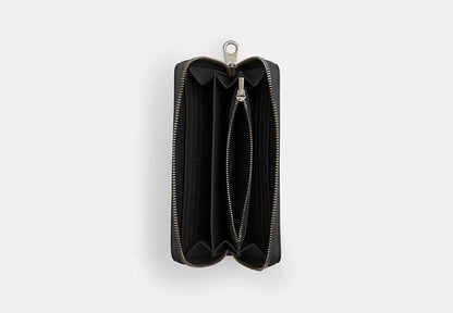 Long Zip Around Wallet In Signature Canvas