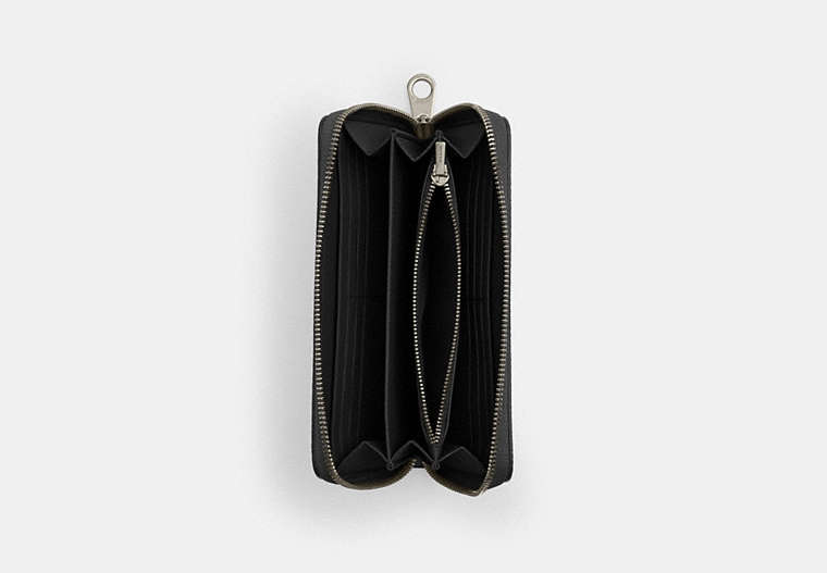 Long Zip Around Wallet In Signature Canvas