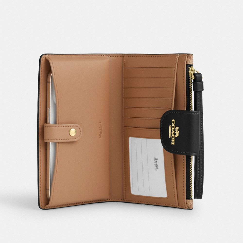 Phone Wallet In Signature Canvas