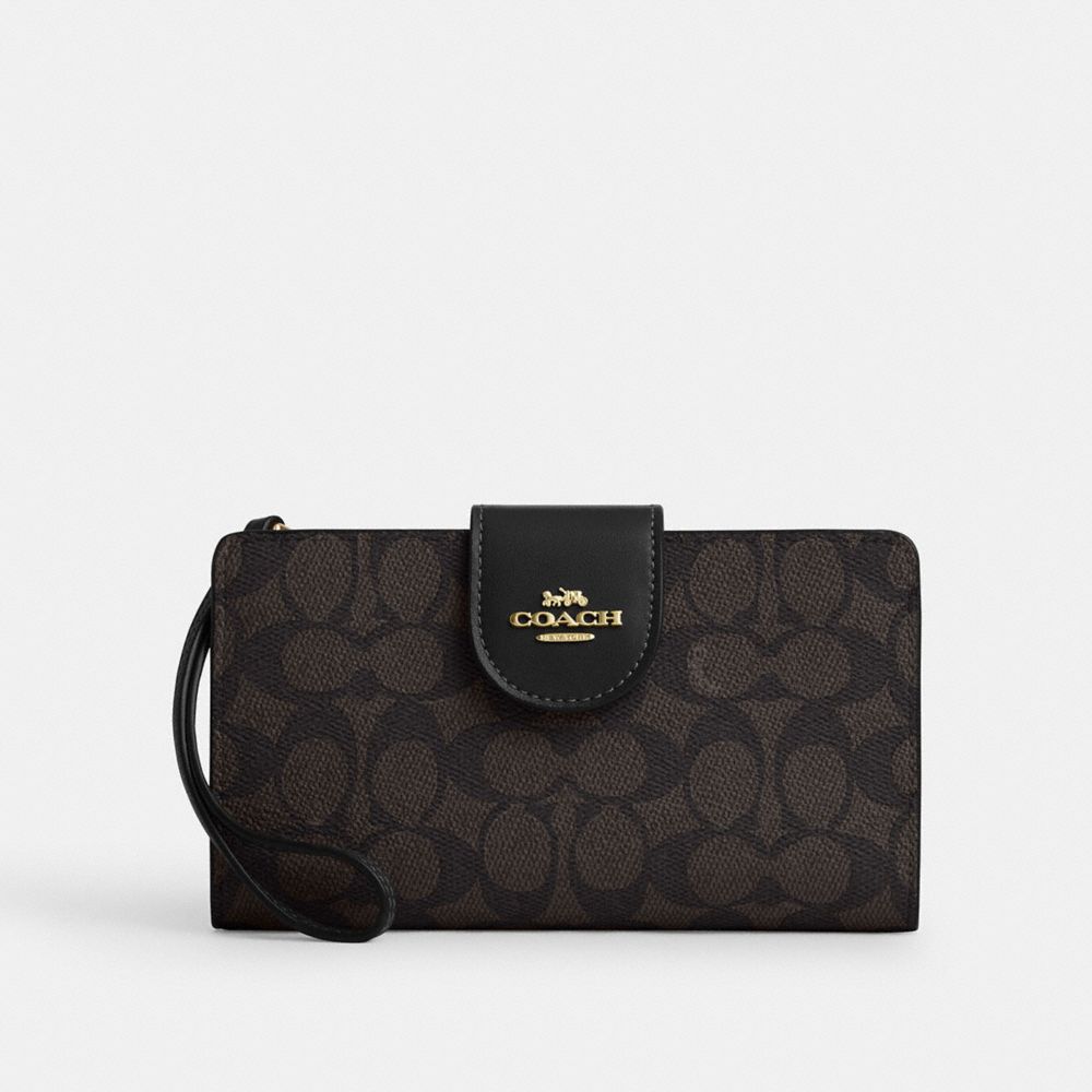 Phone Wallet In Signature Canvas