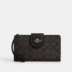 Phone Wallet In Signature Canvas