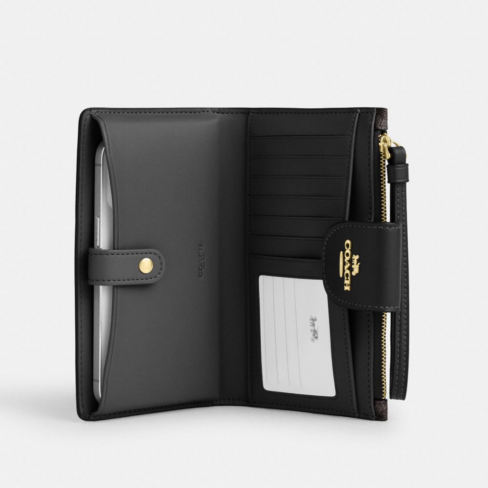 Phone Wallet In Signature Canvas