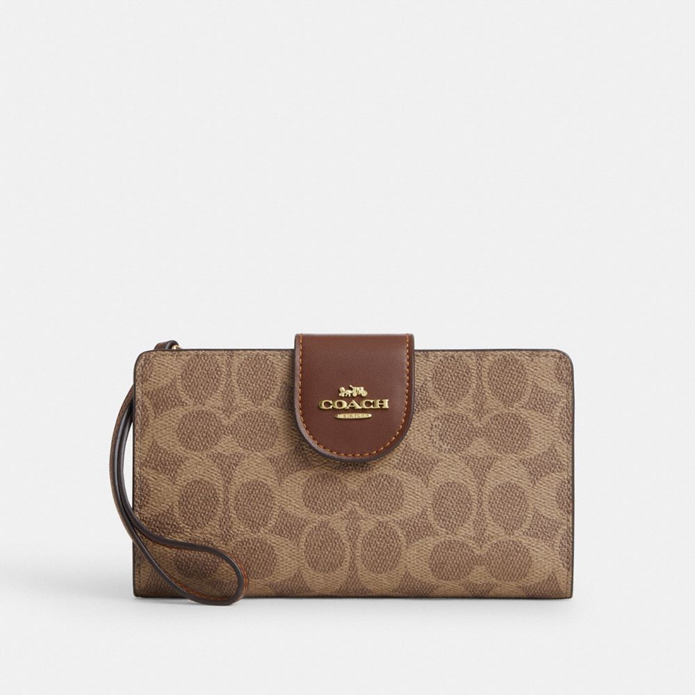 Phone Wallet In Signature Canvas