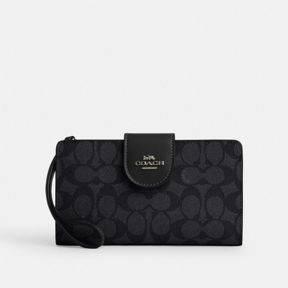 Phone Wallet In Signature Canvas