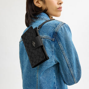 Phone Wallet In Signature Canvas