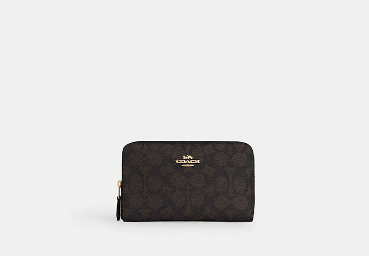Medium Id Zip Wallet In Signature Canvas