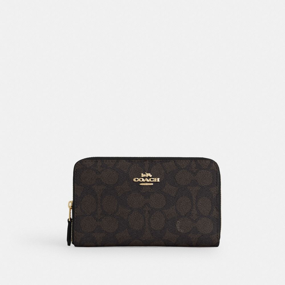 Medium Id Zip Wallet In Signature Canvas