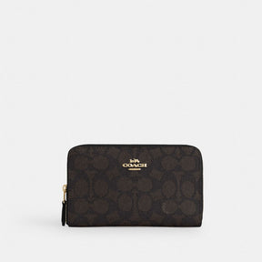 Medium Id Zip Wallet In Signature Canvas