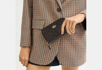 Medium Id Zip Wallet In Signature Canvas