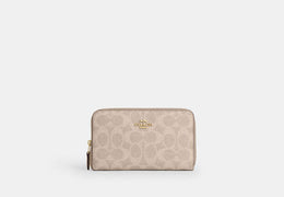 Medium Id Zip Wallet In Signature Canvas