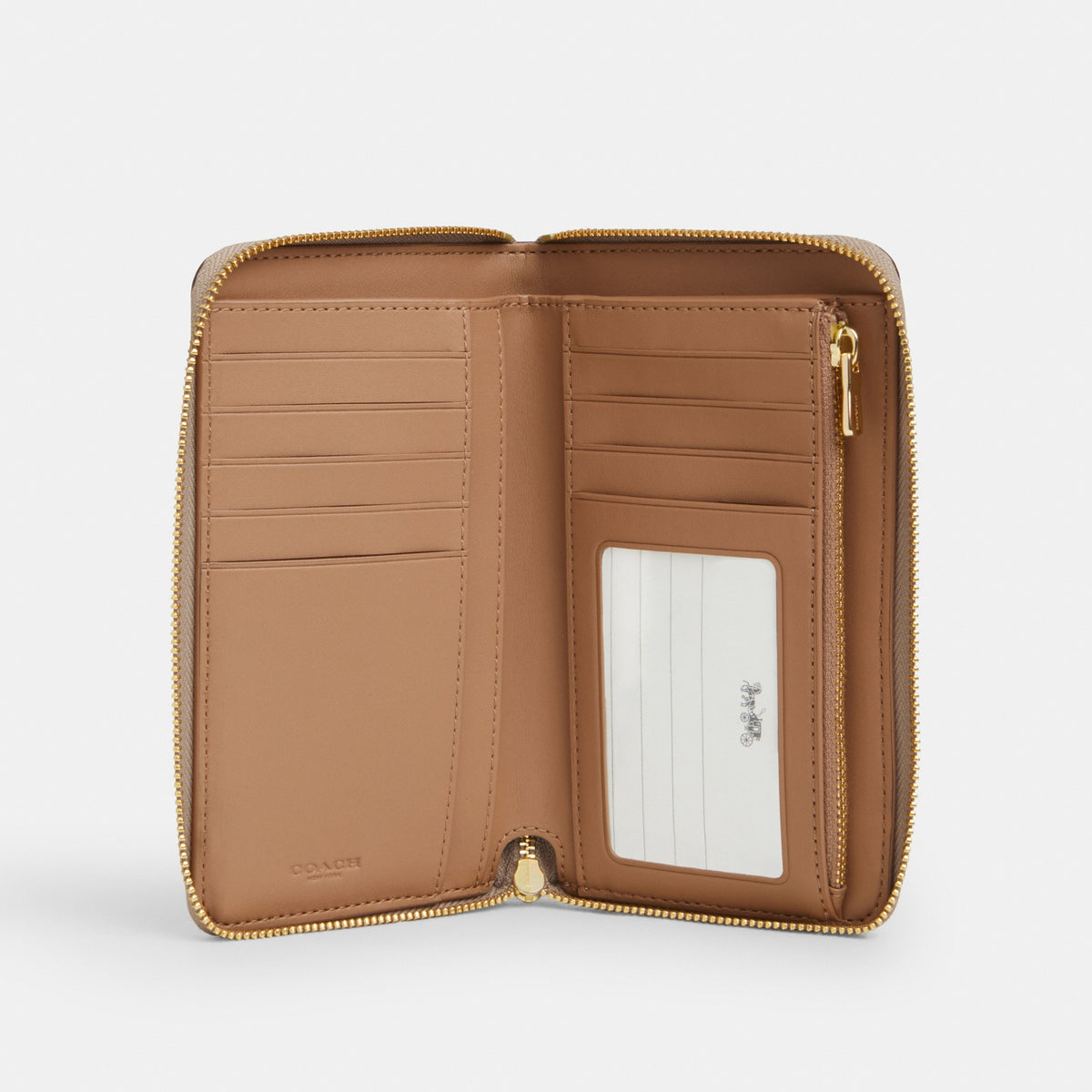 Medium ID Zip Wallet In Signature Canvas