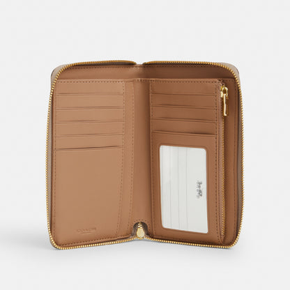 Medium ID Zip Wallet In Signature Canvas