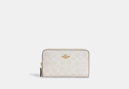 Medium Id Zip Wallet In Signature Canvas