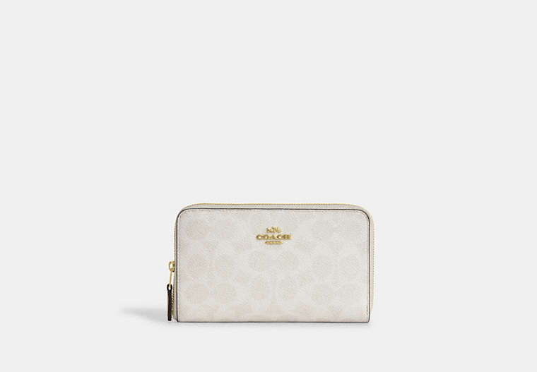 Medium Id Zip Wallet In Signature Canvas