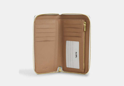 Medium Id Zip Wallet In Signature Canvas