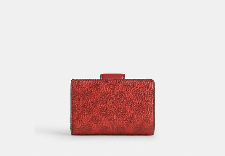 Medium Corner Zip Wallet In Signature Canvas