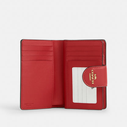 Medium Corner Zip Wallet In Signature Canvas