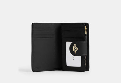Medium Corner Zip Wallet In Signature Canvas