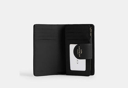 Medium Corner Zip Wallet In Signature Canvas