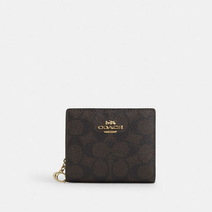 Snap Wallet With Cherry Print