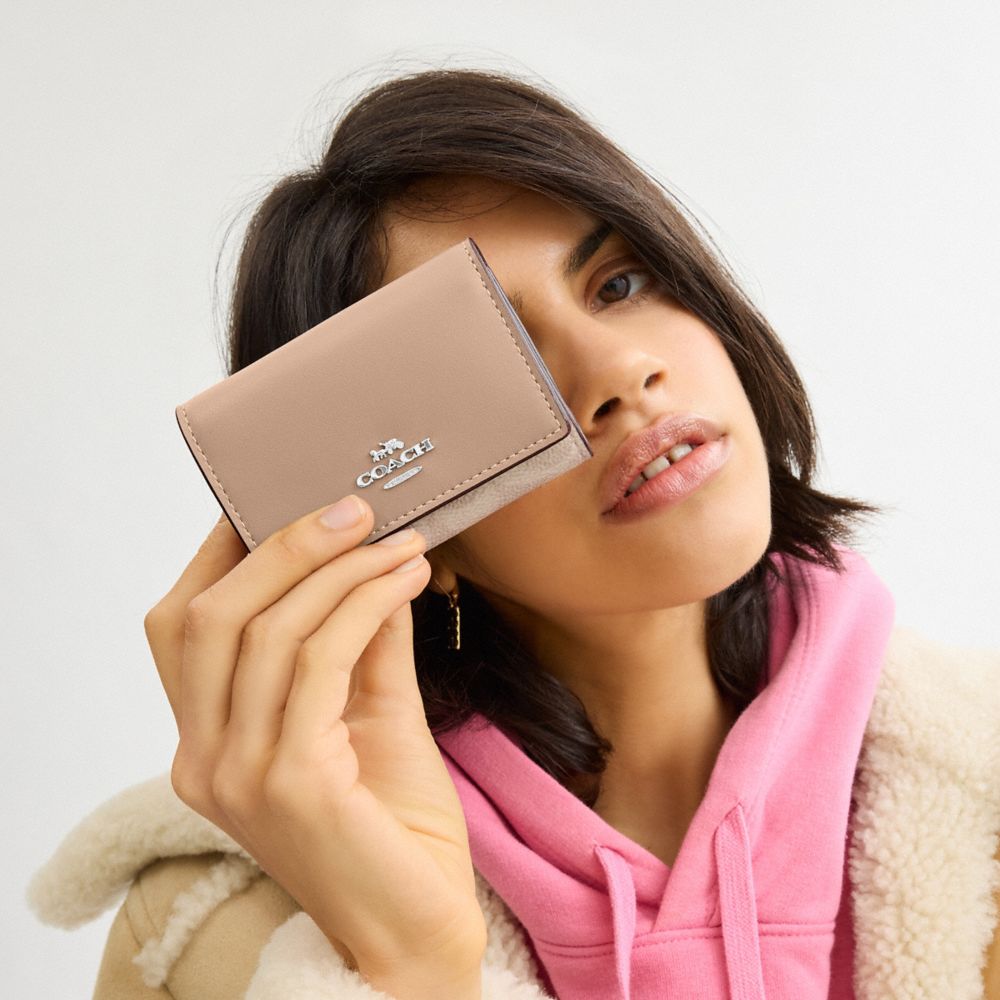 Micro Wallet In Signature Canvas