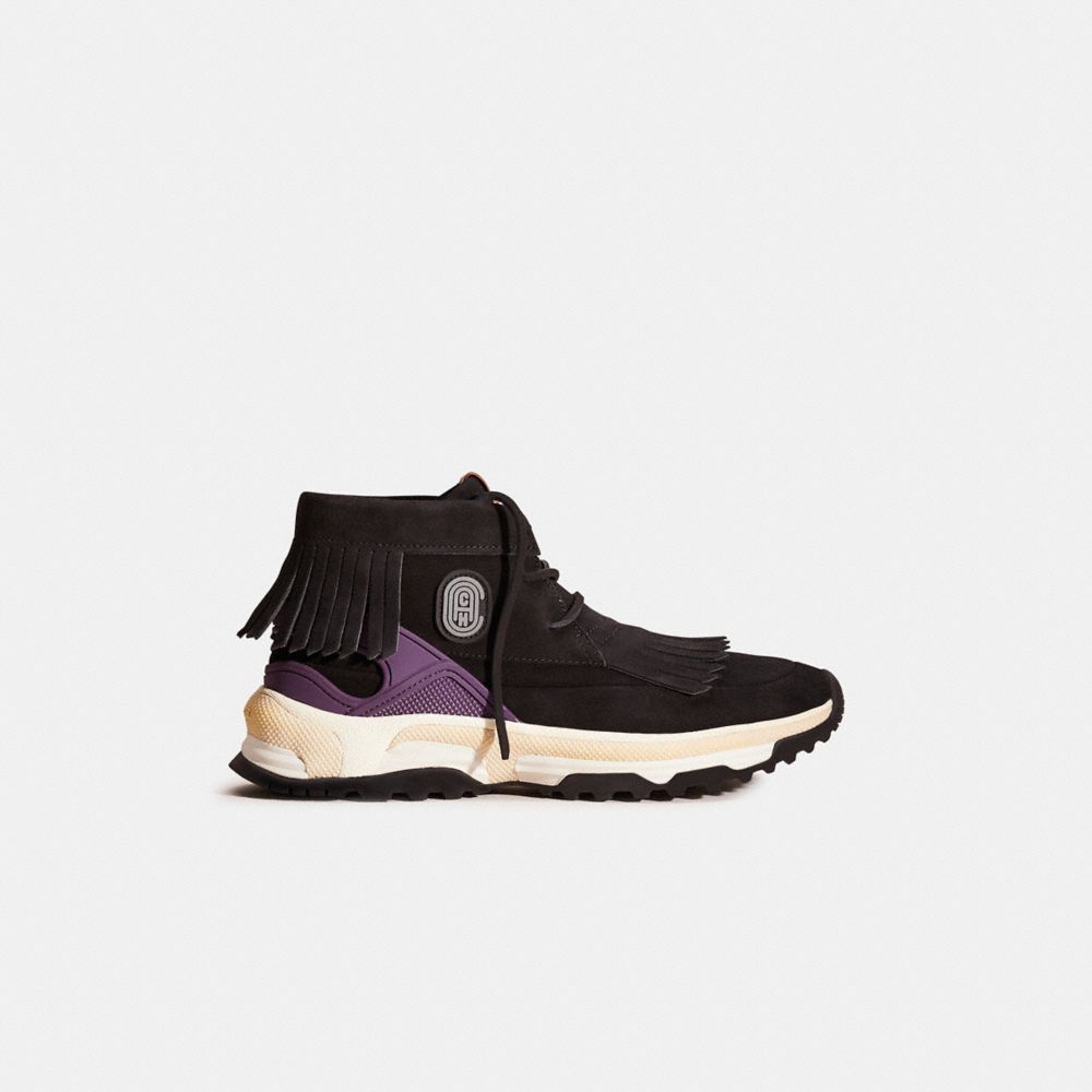Restored C243 Moccasin Sneaker With Coach Patch