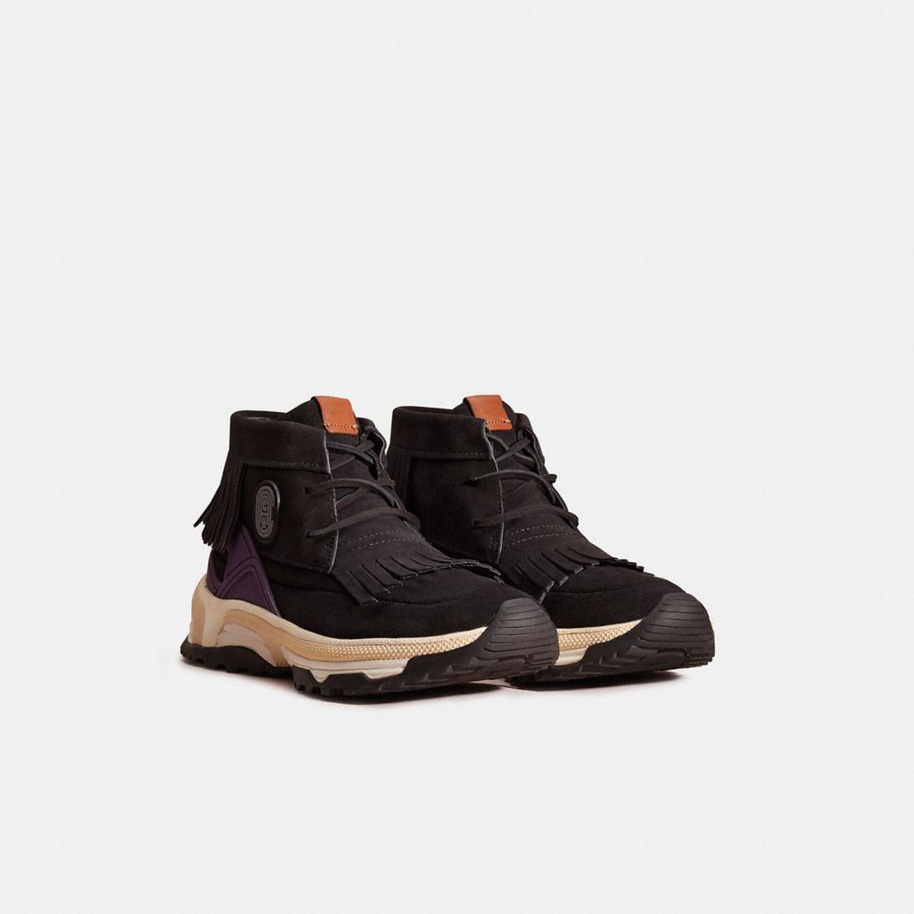Restored C243 Moccasin Sneaker With Coach Patch