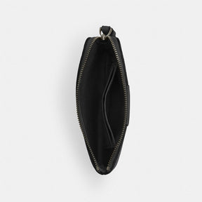 Corner Zip Wristlet In Signature Canvas With Stripe