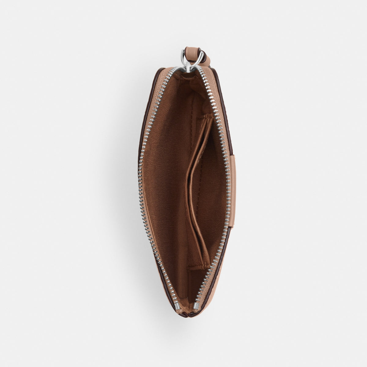 Corner Zip Wristlet In Signature Canvas With Stripe
