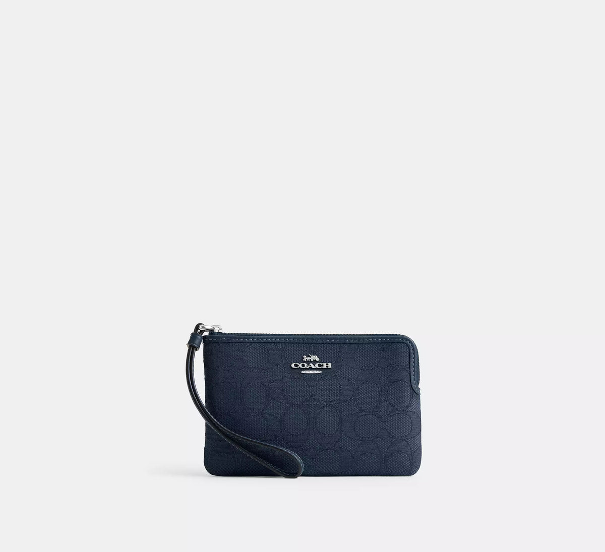 Coach Corner Zip Wristlet In Signature Jacquard - Bags | Shop From The Mirage