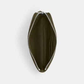 Corner Zip Wristlet In Signature Jacquard