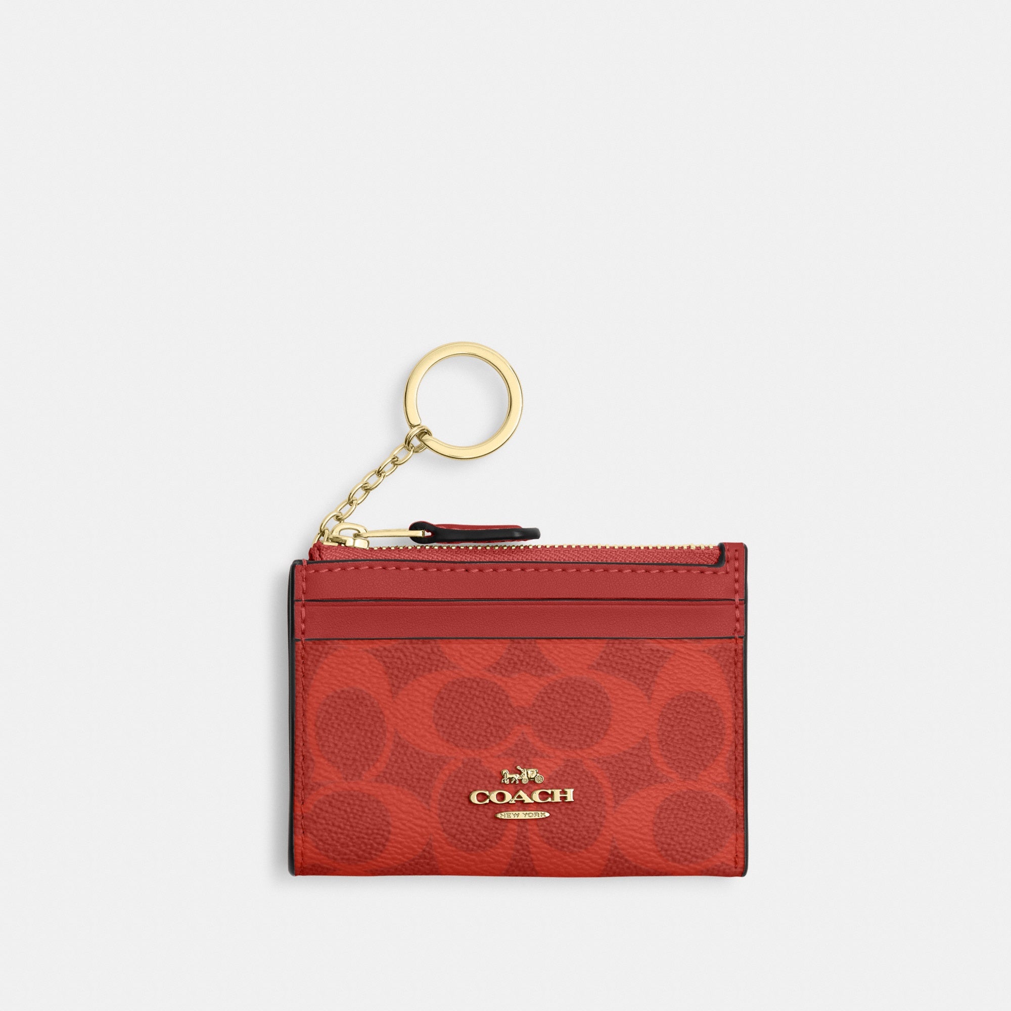 Mini Skinny Id Case In Signature Canvas