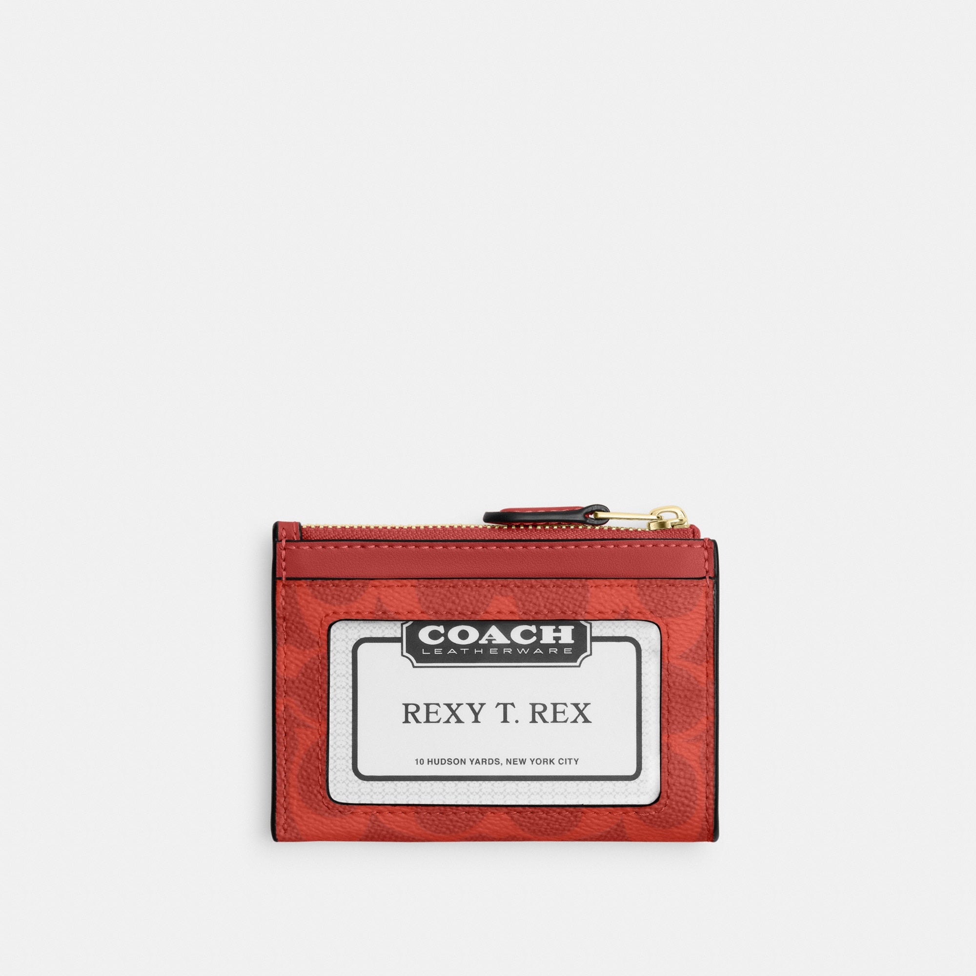 Mini Skinny Id Case In Signature Canvas
