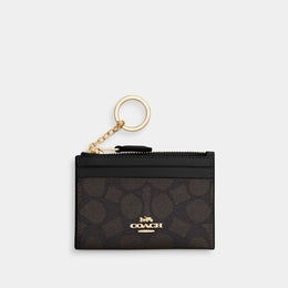 Mini Skinny Id Case In Signature Canvas