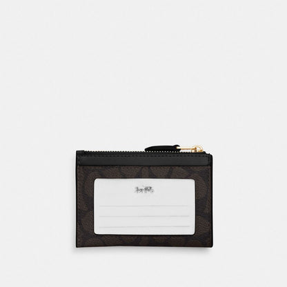 Mini Skinny Id Case In Signature Canvas