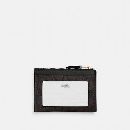 Mini Skinny Id Case In Signature Canvas