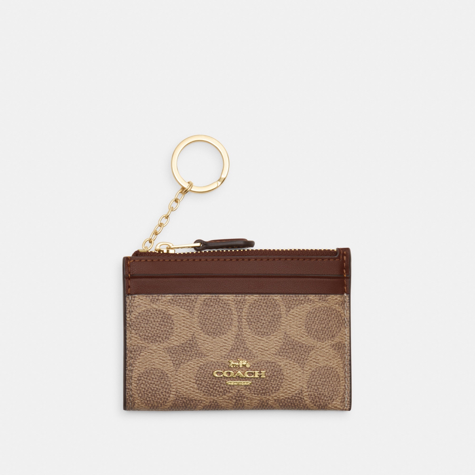 Mini Skinny Id Case In Signature Canvas