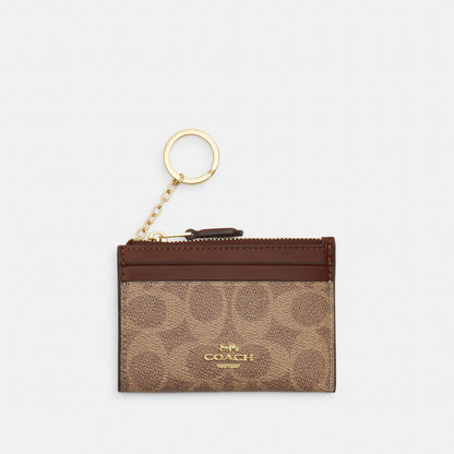 Mini Skinny Id Case In Signature Canvas