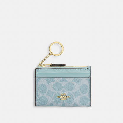 Mini Skinny Id Case In Signature Canvas