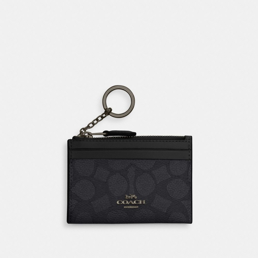 Mini Skinny Id Case In Signature Canvas