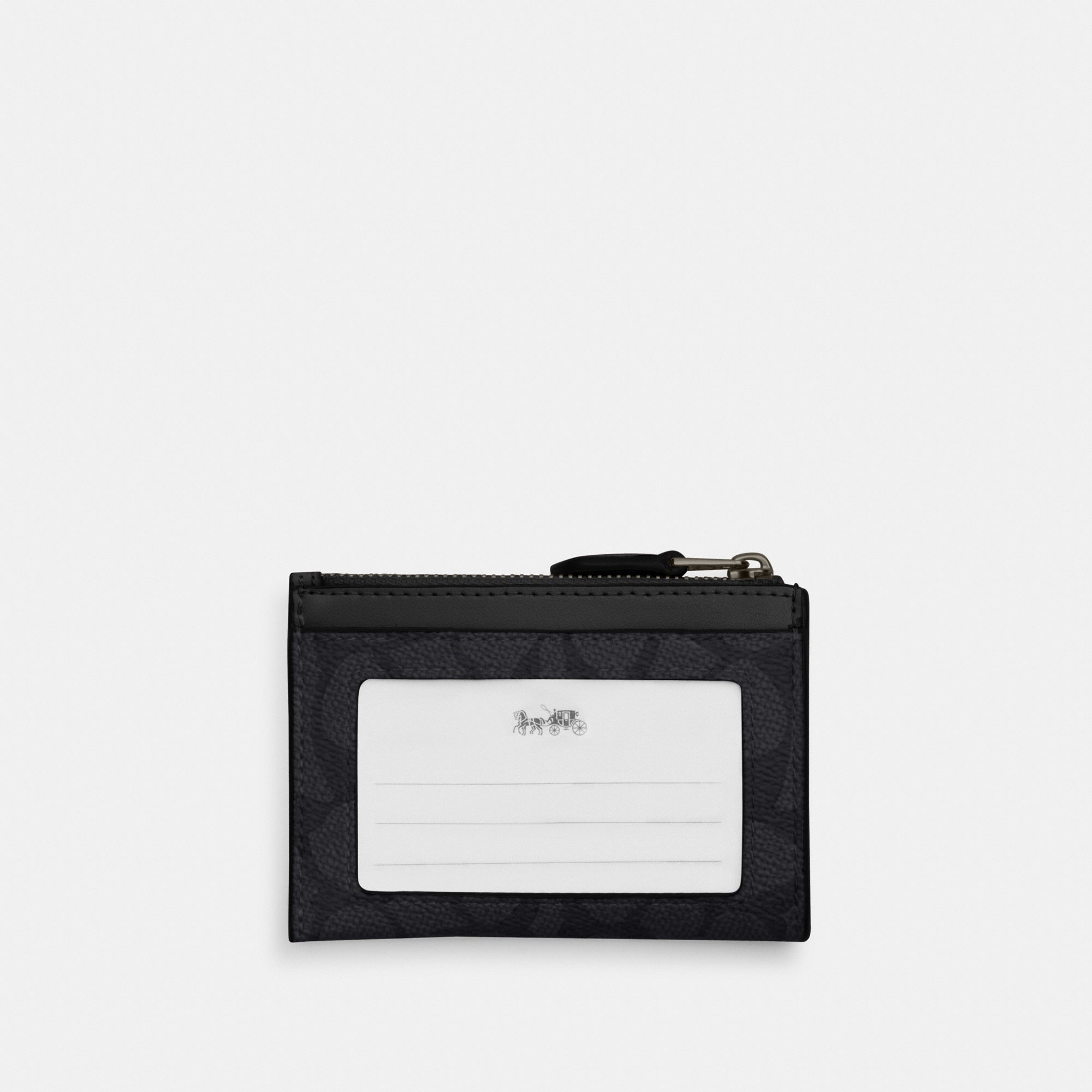 Mini Skinny Id Case In Signature Canvas