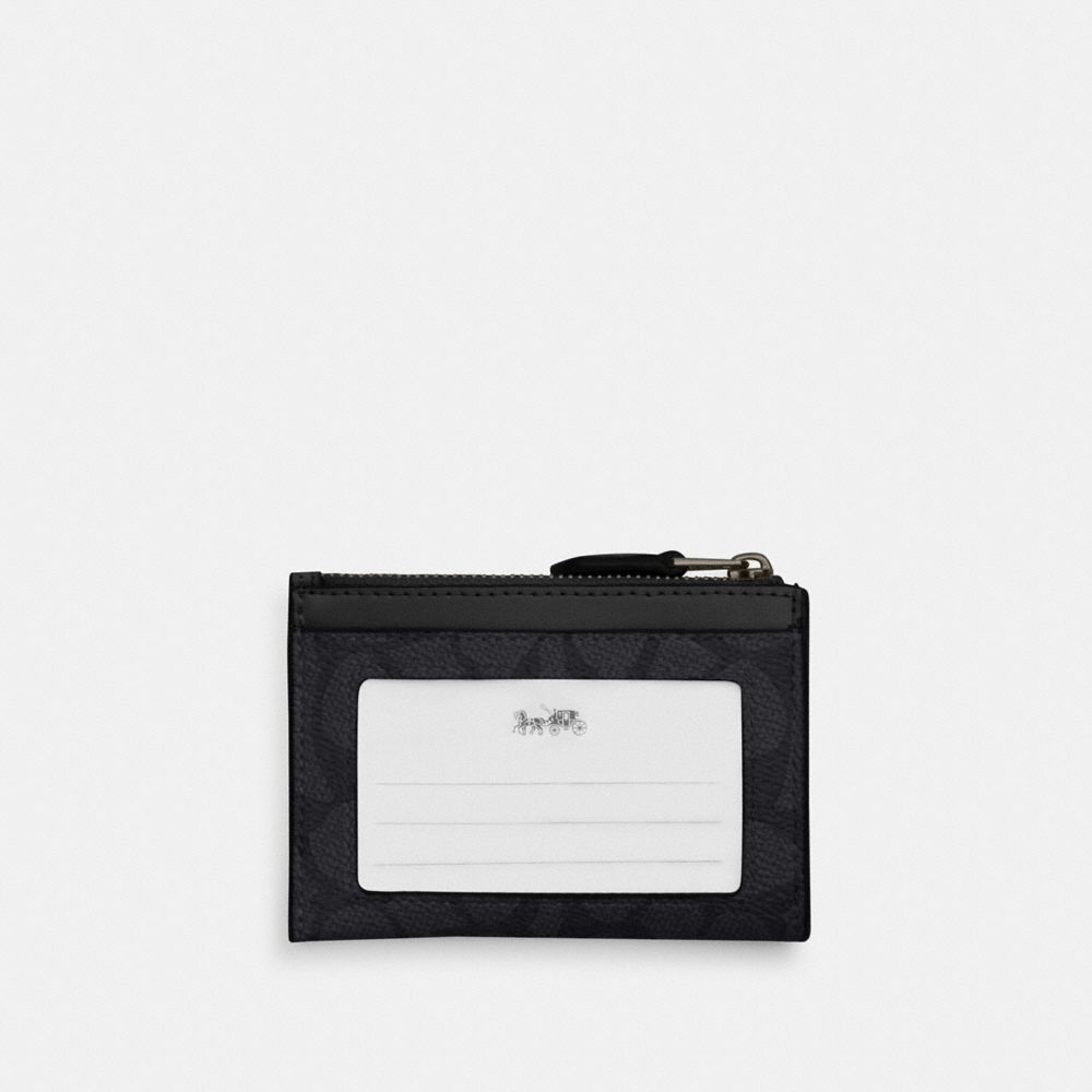 Mini Skinny Id Case In Signature Canvas