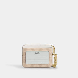 Zip Card Case In Signature Canvas
