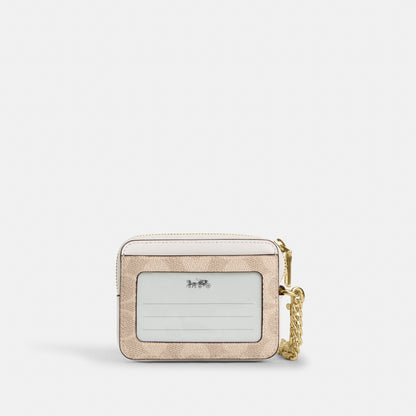 Zip Card Case In Signature Canvas