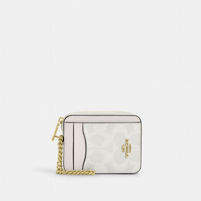 Zip Card Case In Signature Canvas