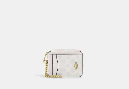 Zip Card Case In Signature Canvas